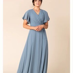 Arbor Soft Blue Maxi Dress